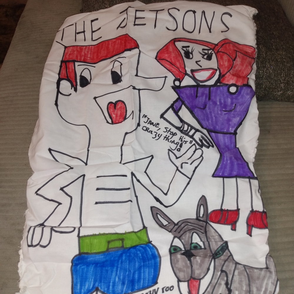 The Jetsons Cartoon Pillow